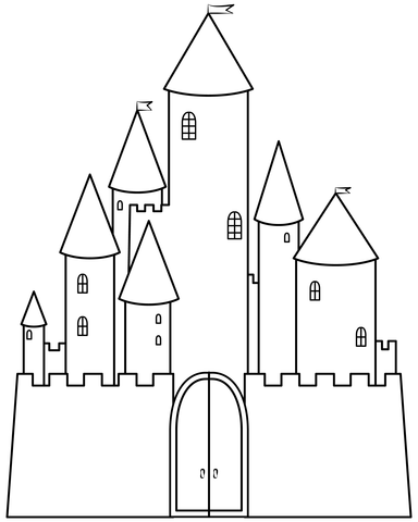 Castle printable template free printable papercraft templates
