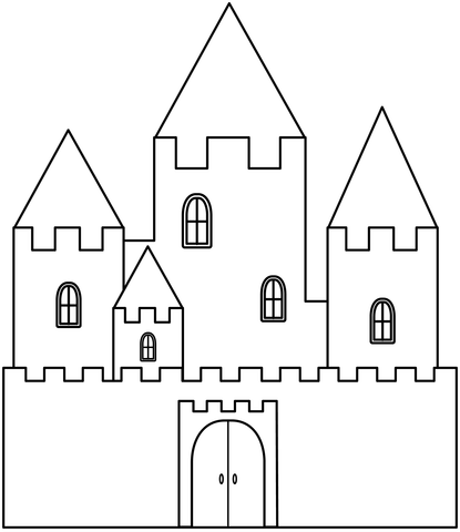 Castle printable template free printable papercraft templates