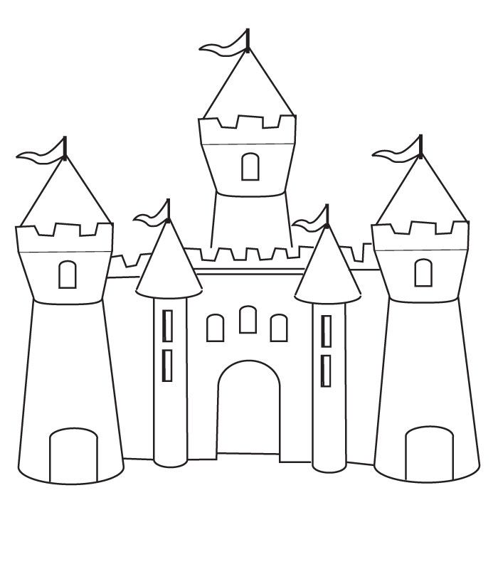 Coloring castle pãginas para colorir gratuitas castelo para colorir livro de colorir