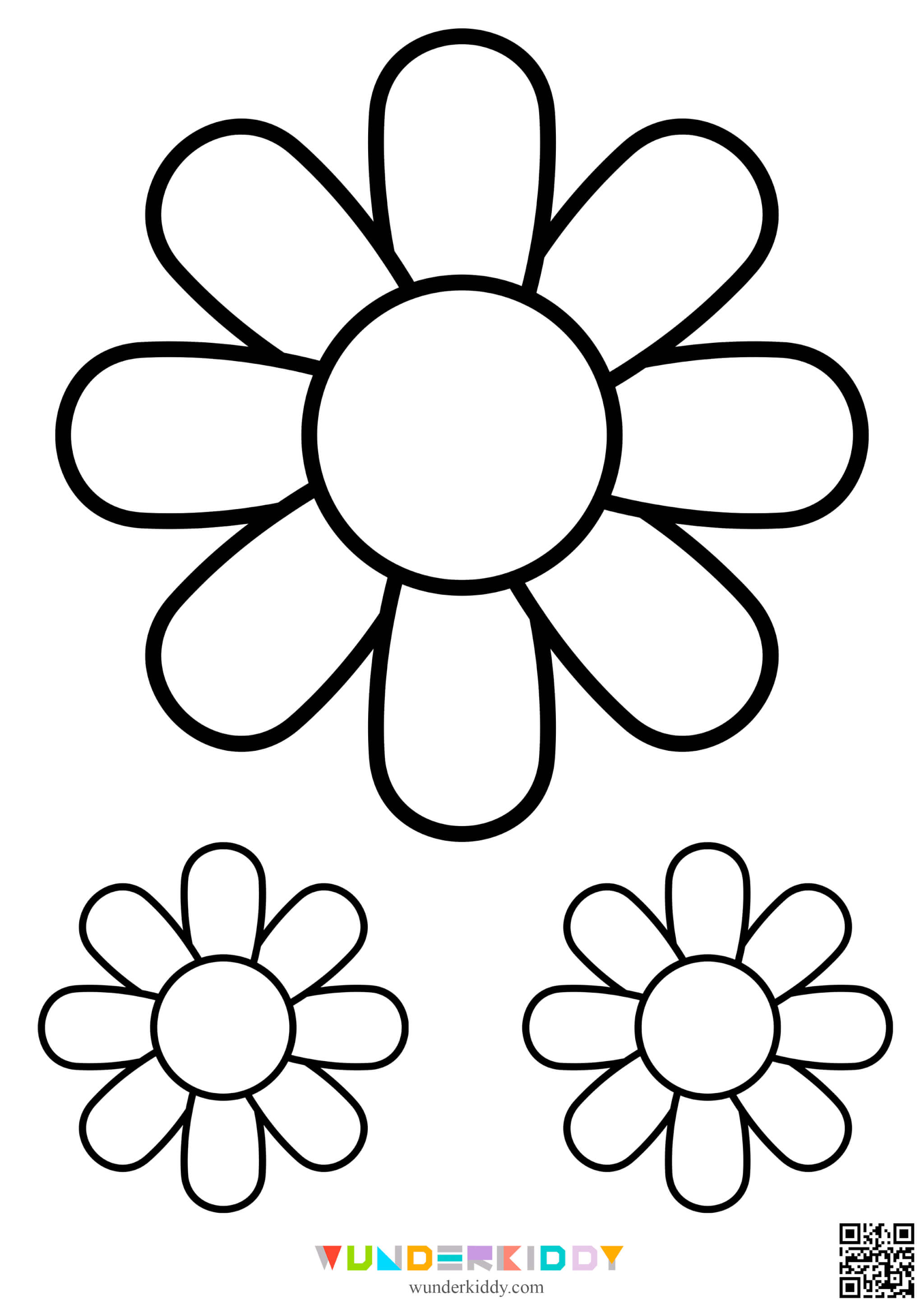 Free printable spring flower templates for kids pdf