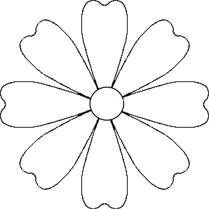 Flower templates printable flower templates printable free flower petal template