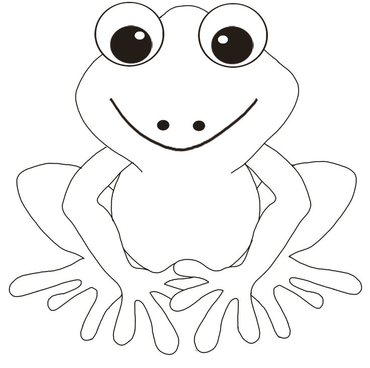 Frog color pages frog coloring pages frog template coloring pages for kids