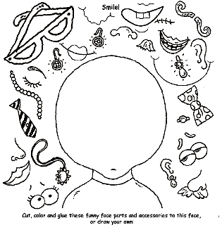 Cut and color free coloring pages