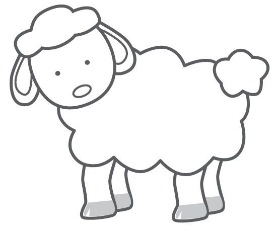 His sheep cutouts