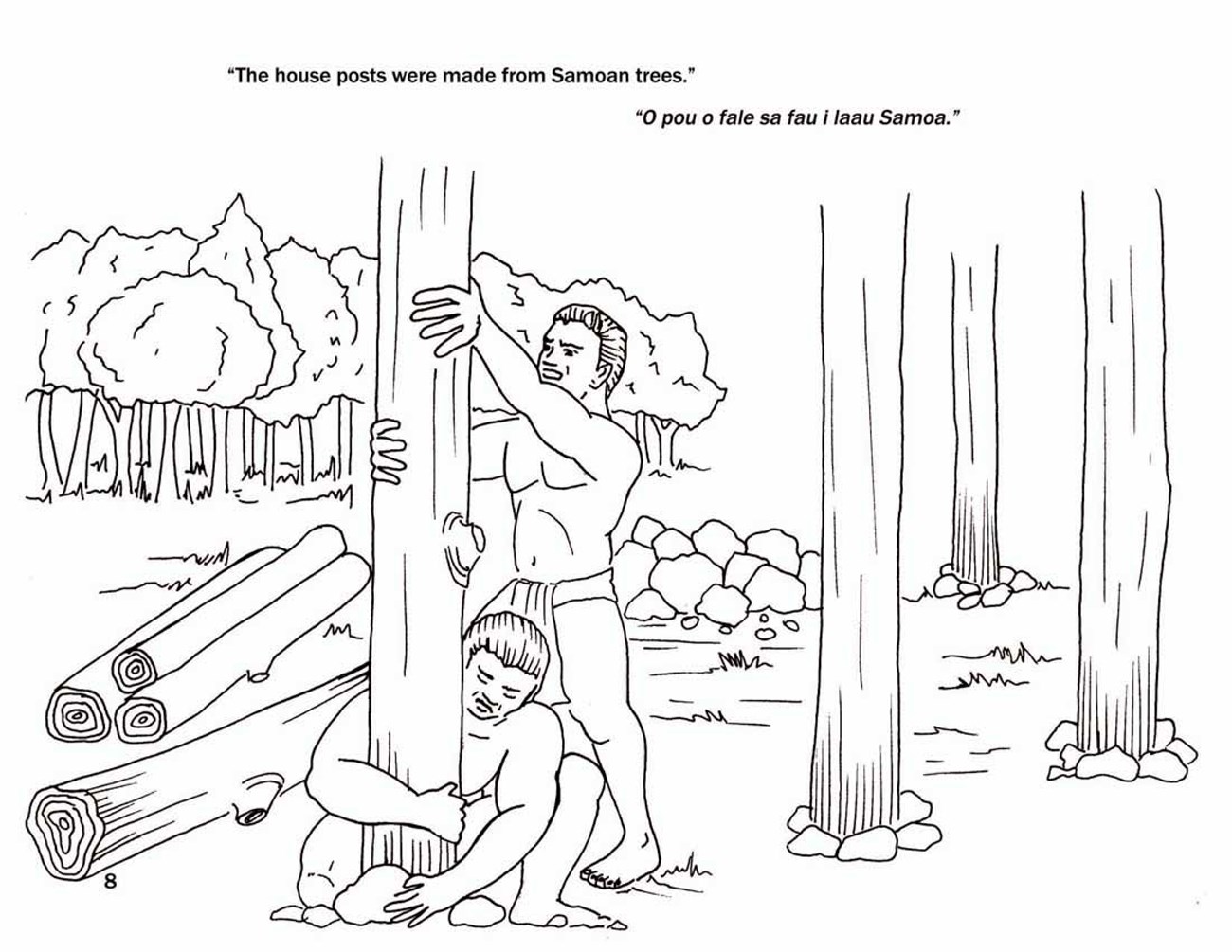Ancient samoa coloring book us national park service