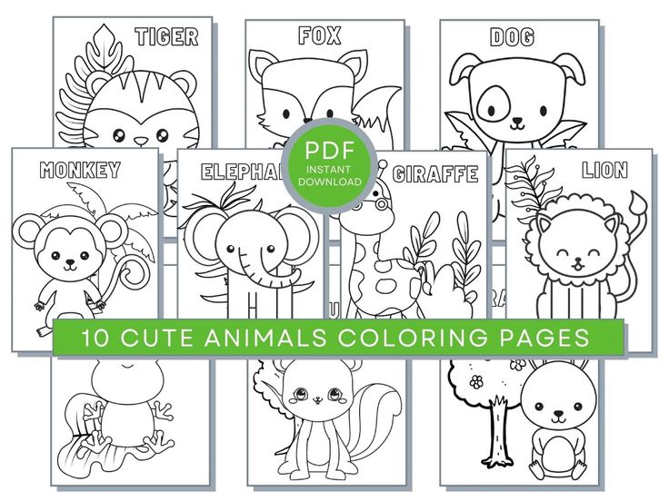 Animals coloring pages pdf coloring animals printables animals coloring sheets animals pdf animals activity sheet cute animals print