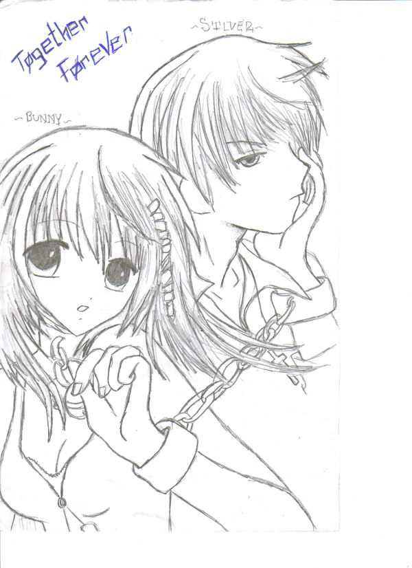 Anime couple by bunny on