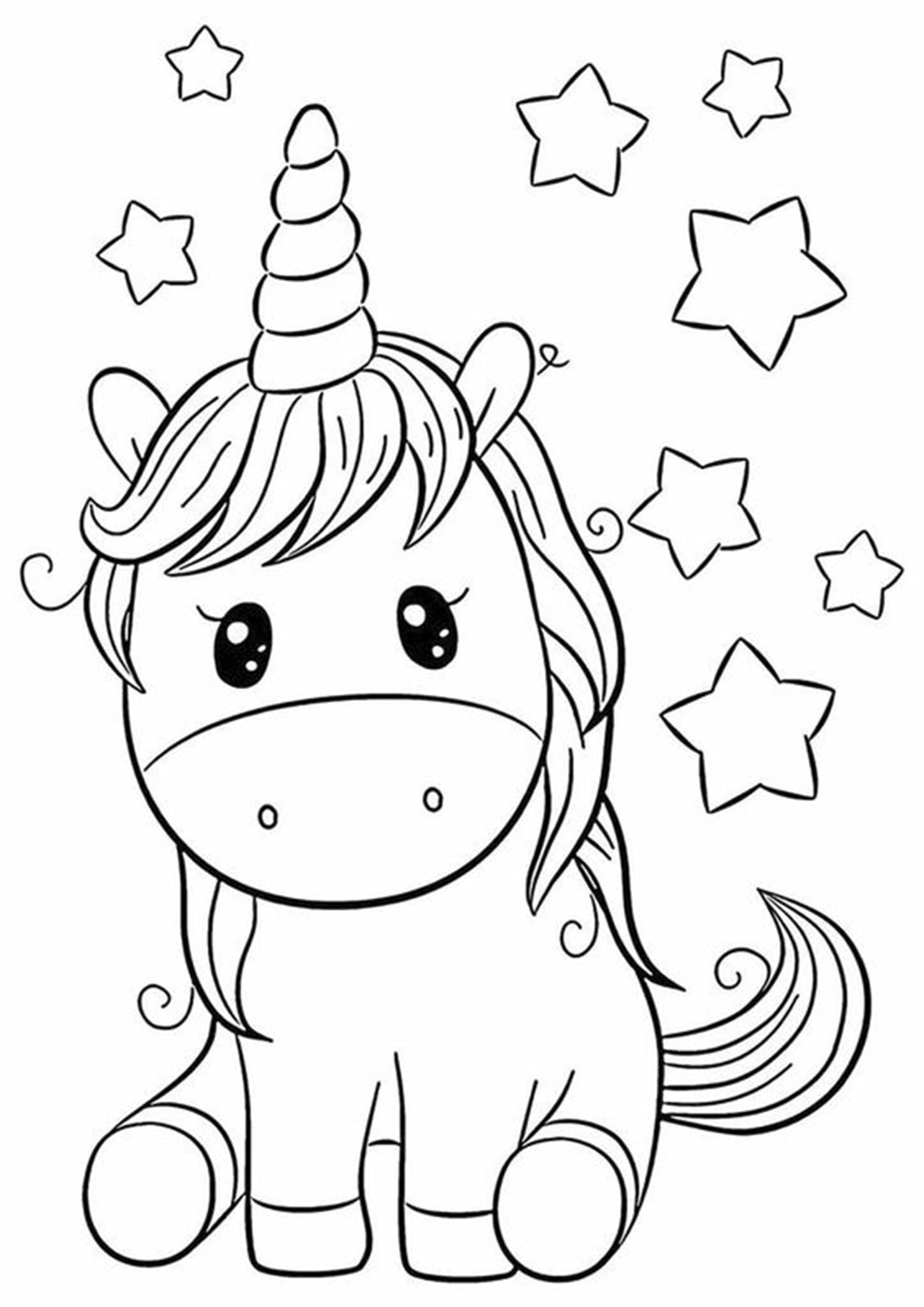 Free easy to print baby animal coloring pages baby coloring pages cute coloring pages unicorn coloring pages