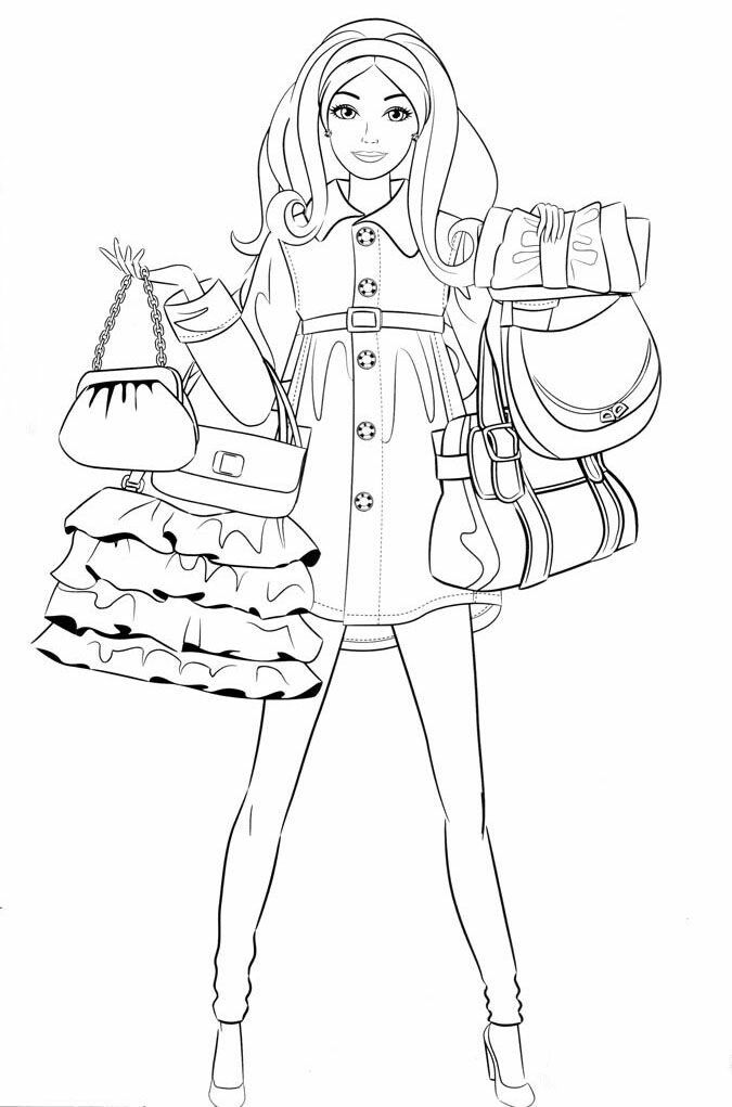 Barbie coloring page barbie coloring barbie coloring pages cute coloring pages