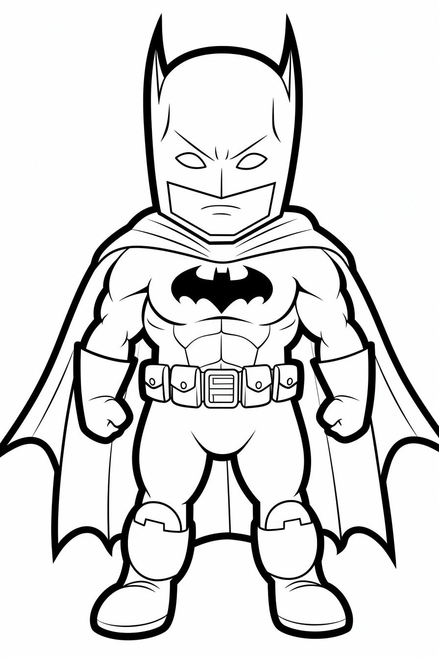 Batman coloring pages for kids adults batman coloring pages superhero coloring pages chibi coloring pages