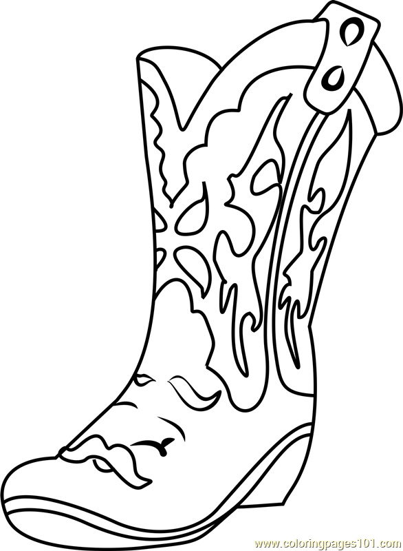 Betty boot shopkins coloring page for kids