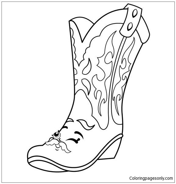 Cool betty boot shopkins coloring page shopkins colouring pages shopkin coloring pages shopkins coloring pages free printable