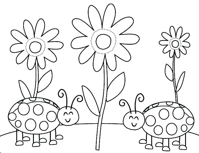 Insect coloring pages