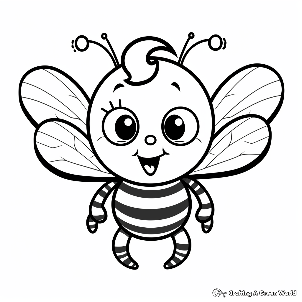 Bumble bee coloring pages