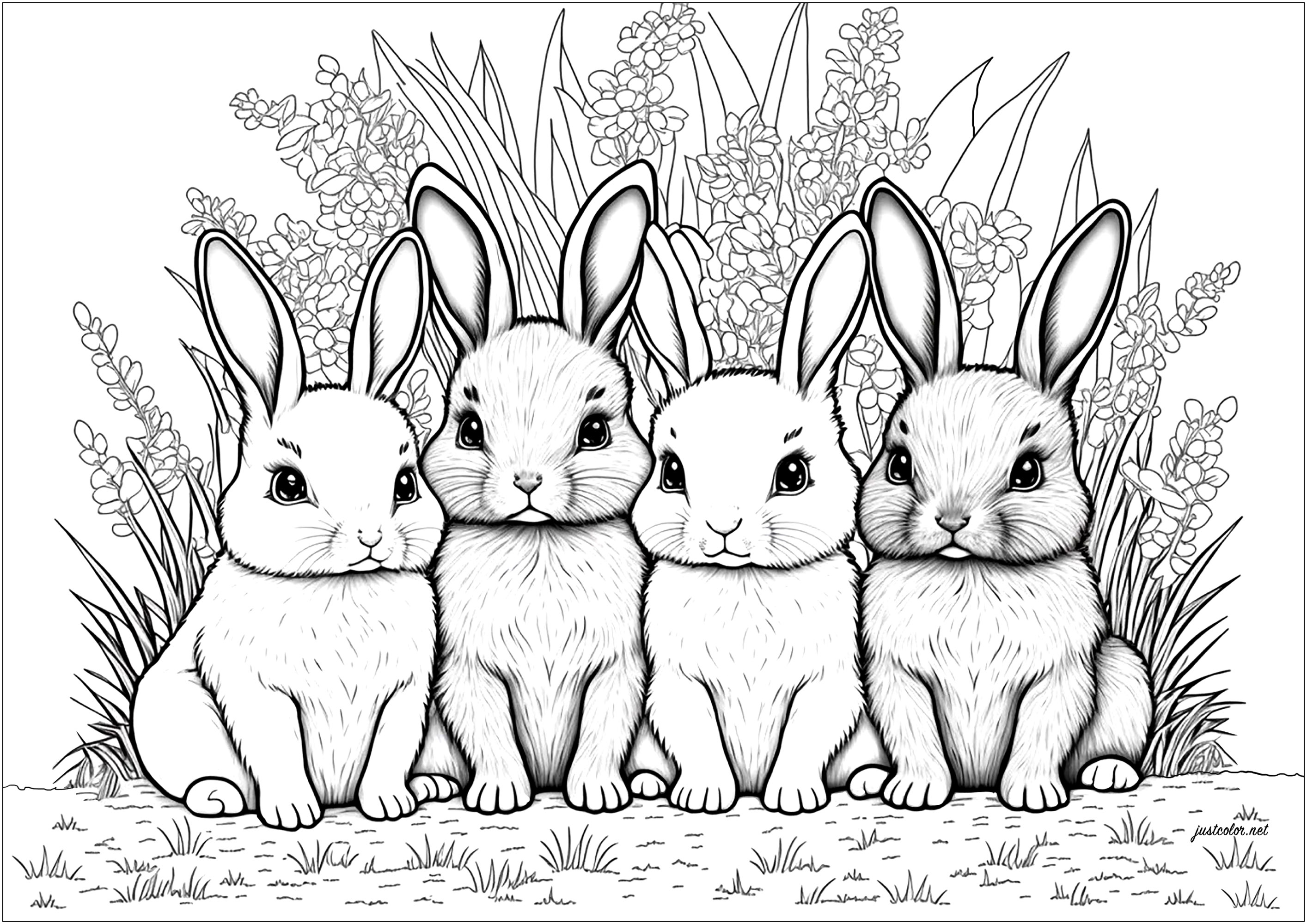 Cute little rabbits