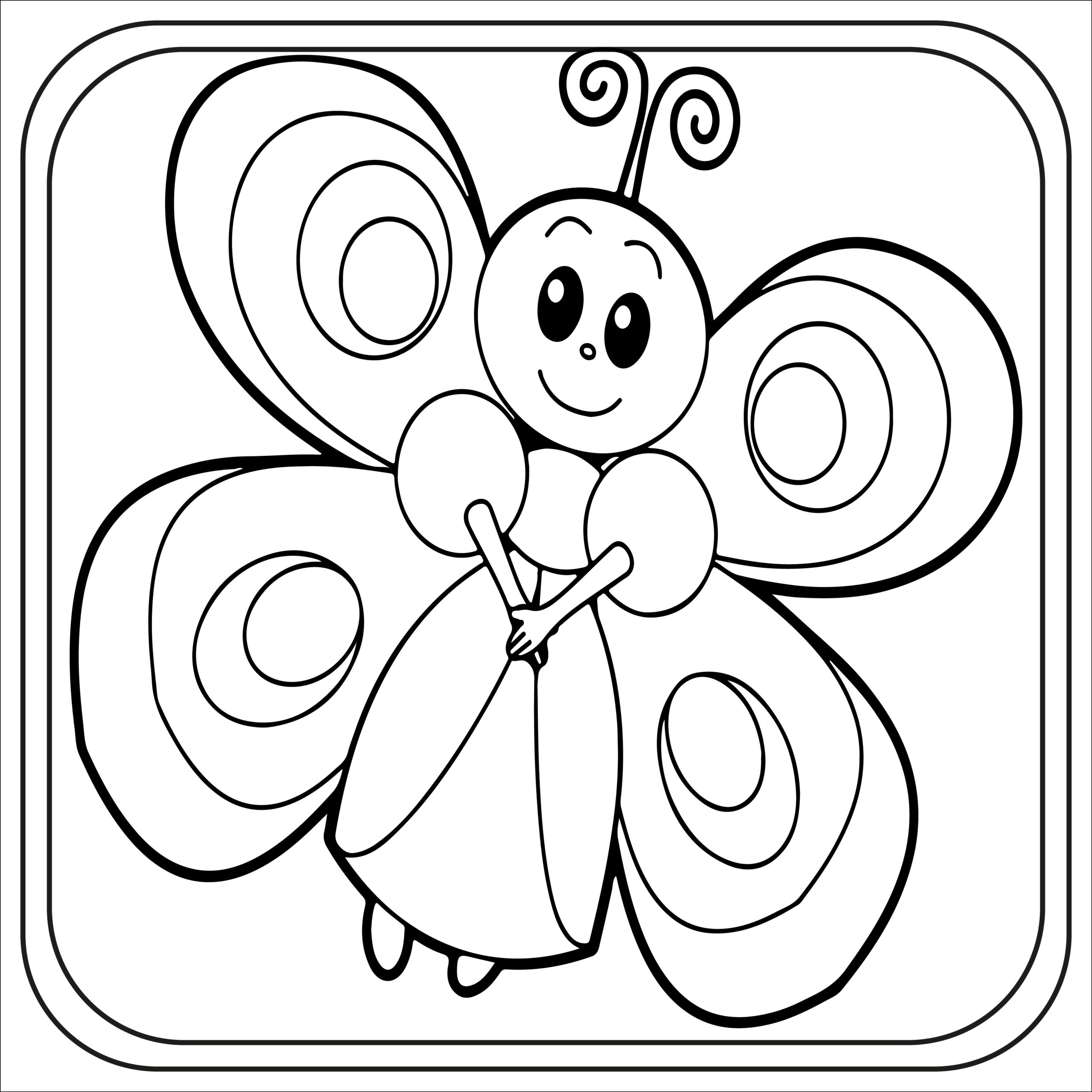 Butterfly coloring pages preschool kindergarten first grade made by teachers