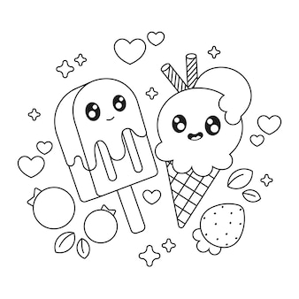 Candy coloring page images