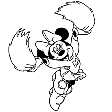 Beautiful free printable cheerleading coloring pages online