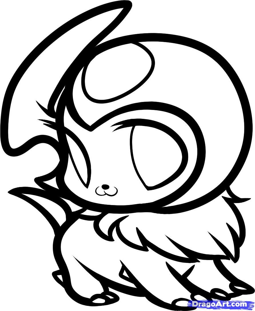 Chibi pokemon coloring pages