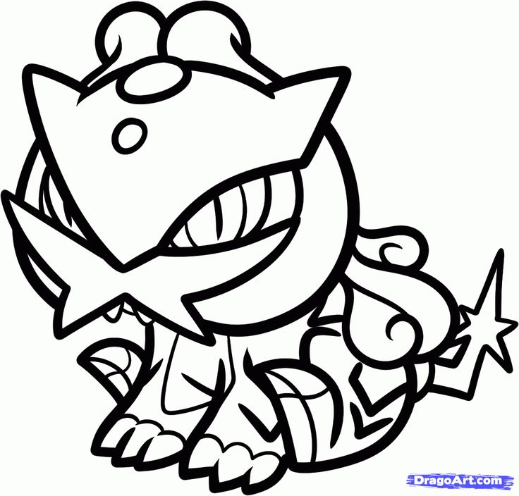 Chibi pokemon coloring pages