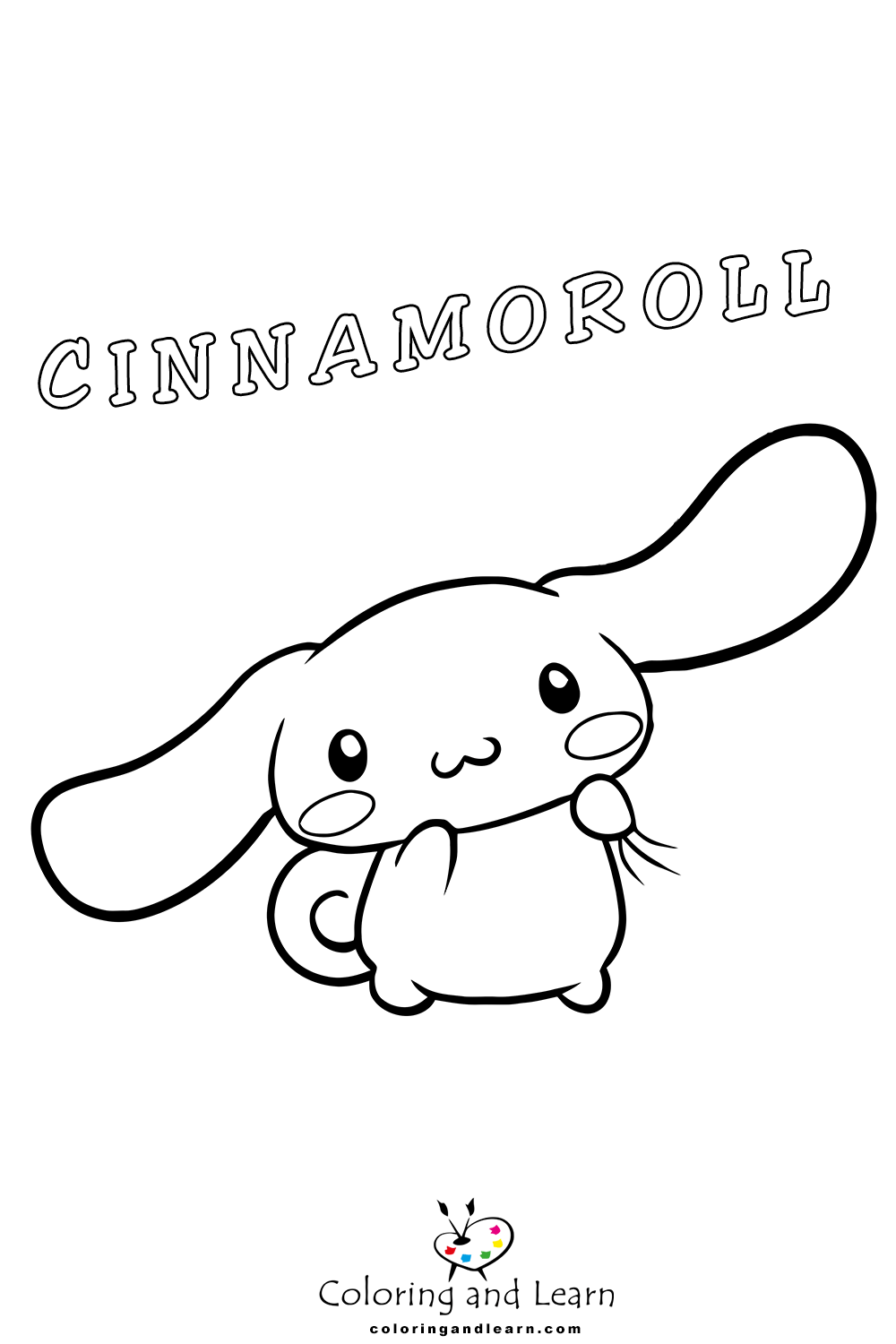 Cinnamoroll coloring pages