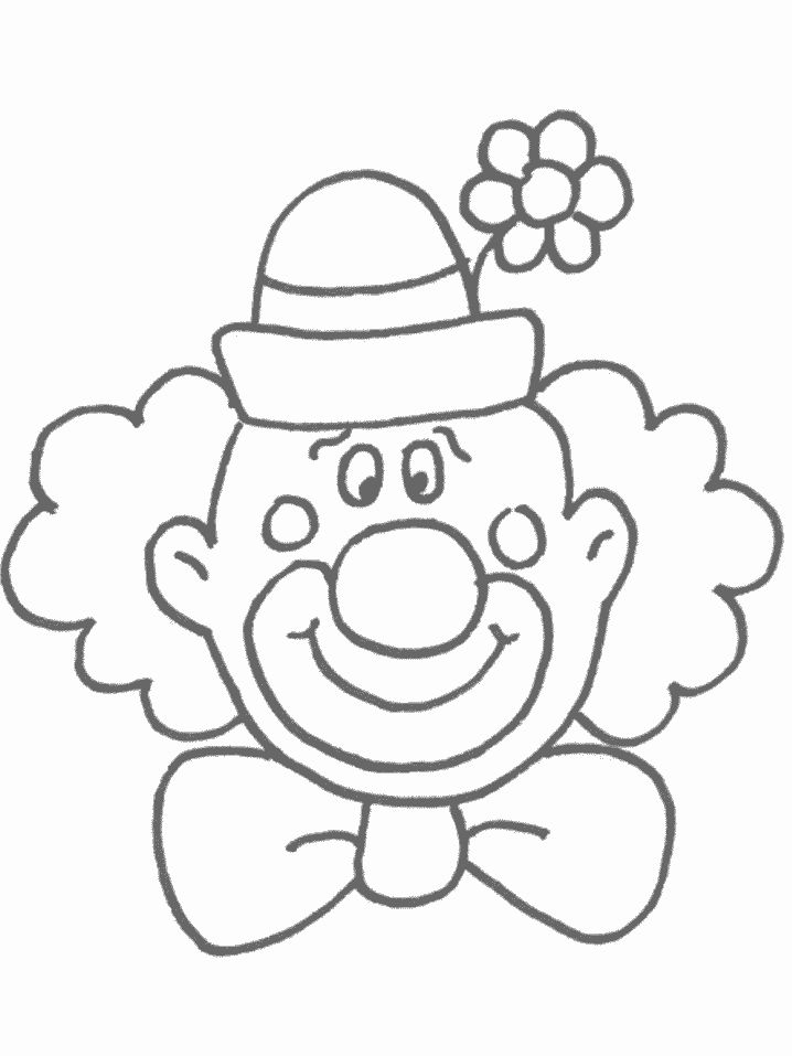 Free printable clown coloring pages for kids clown crafts circus theme crafts coloring pages for kids