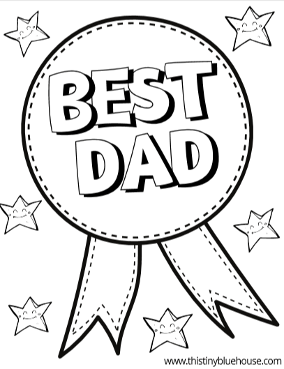 Free cute printable fathers day coloring pages fathers day coloring page fathers day printable fathers day crafts