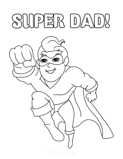 Happy fathers day coloring pages for kids