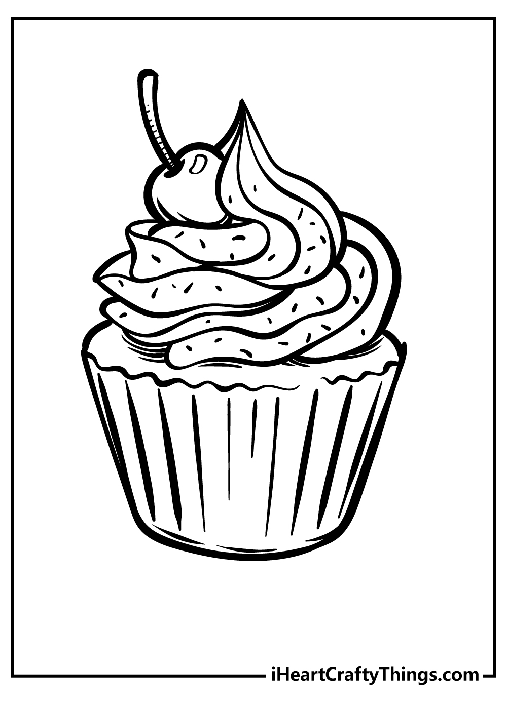 Dessert coloring pages free printables