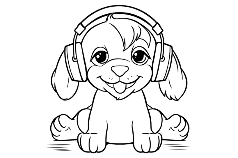 Dog coloring pages free printable dog coloring sheets