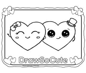 Coloring pages â draw so cute cute drawings cute coloring pages heart coloring pages