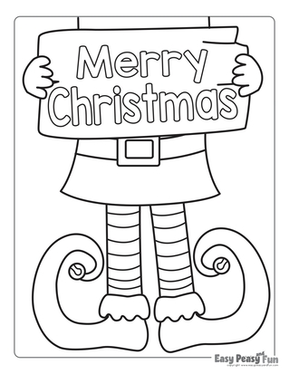 Printable christmas coloring pages