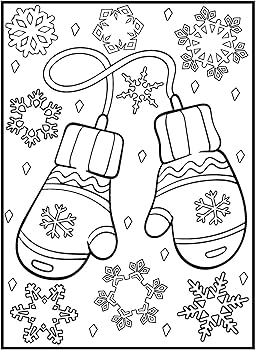 Merry christmas coloring book for kids easy large picture xmas colouring pages with relaxing designs of holiday foods fun decorations cute characters winter scenes and more for children ages rainbow sprout