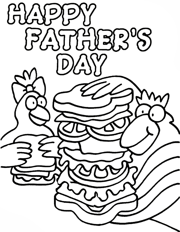Coloring pages happy fathers day coloring pages