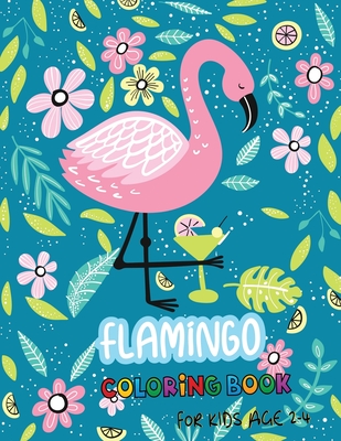 Flamingo coloring book for kids age