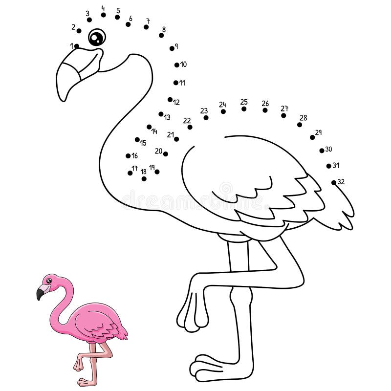 Flamingo colouring stock illustrations â flamingo colouring stock illustrations vectors clipart