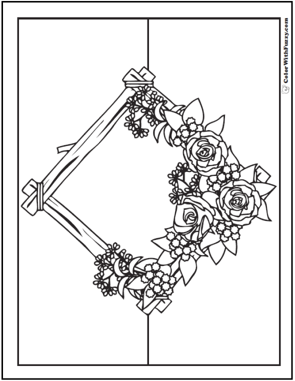 Flower coloring pages â tulips roses lilies daisies bouquets