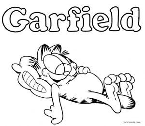 Garfield coloring pages to print coloring pages free coloring pages quote coloring pages