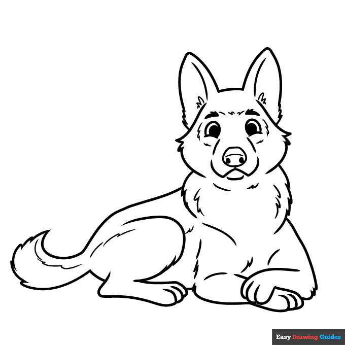 Free printable dog coloring pages for kids