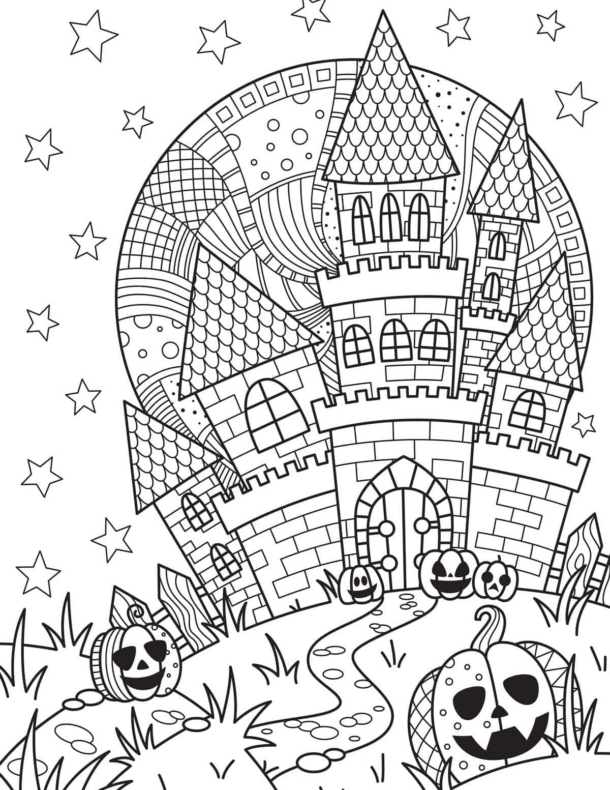 Cute halloween coloring pages by coloringpageswk on