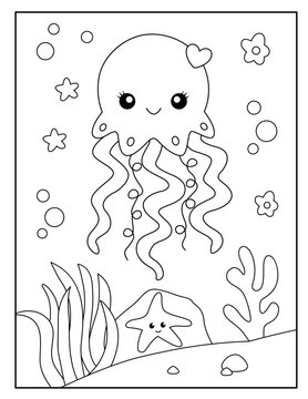 Jellyfish cartoon images â browse photos vectors and video