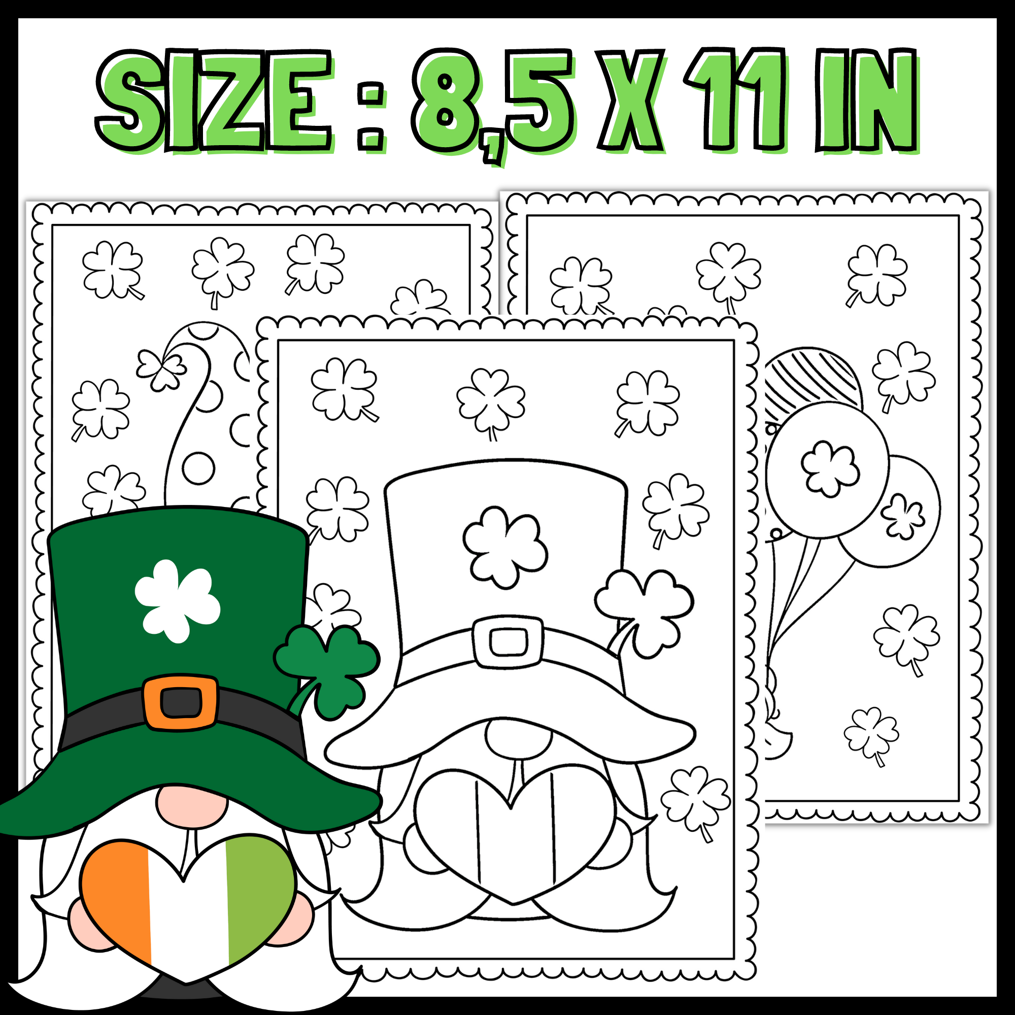 St patricks day coloring pages st patricks day gnomes coloring sheets made by teachers