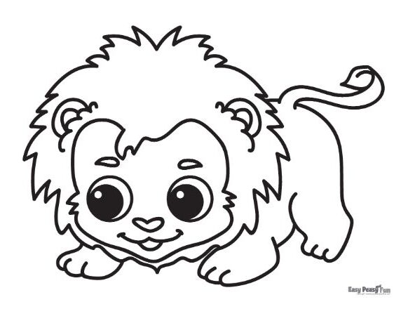 Printable lion coloring pages â sheets