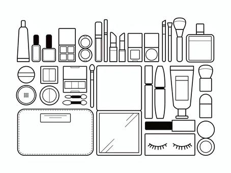 Free vectors cosmetic set