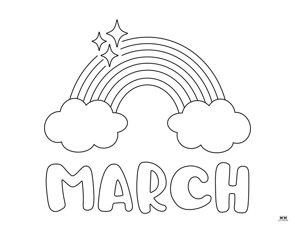 March coloring pages