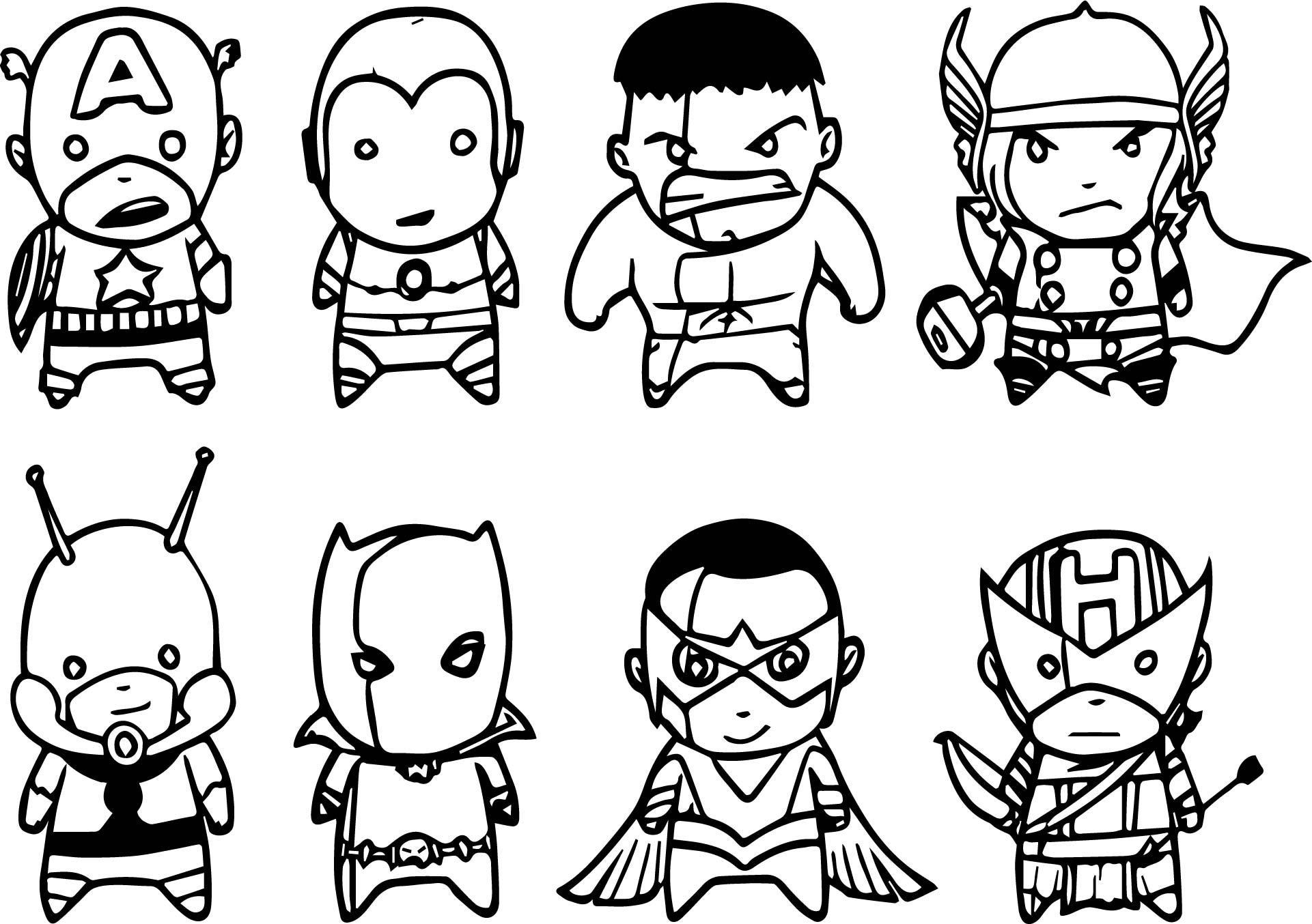 Avengers coloring pages