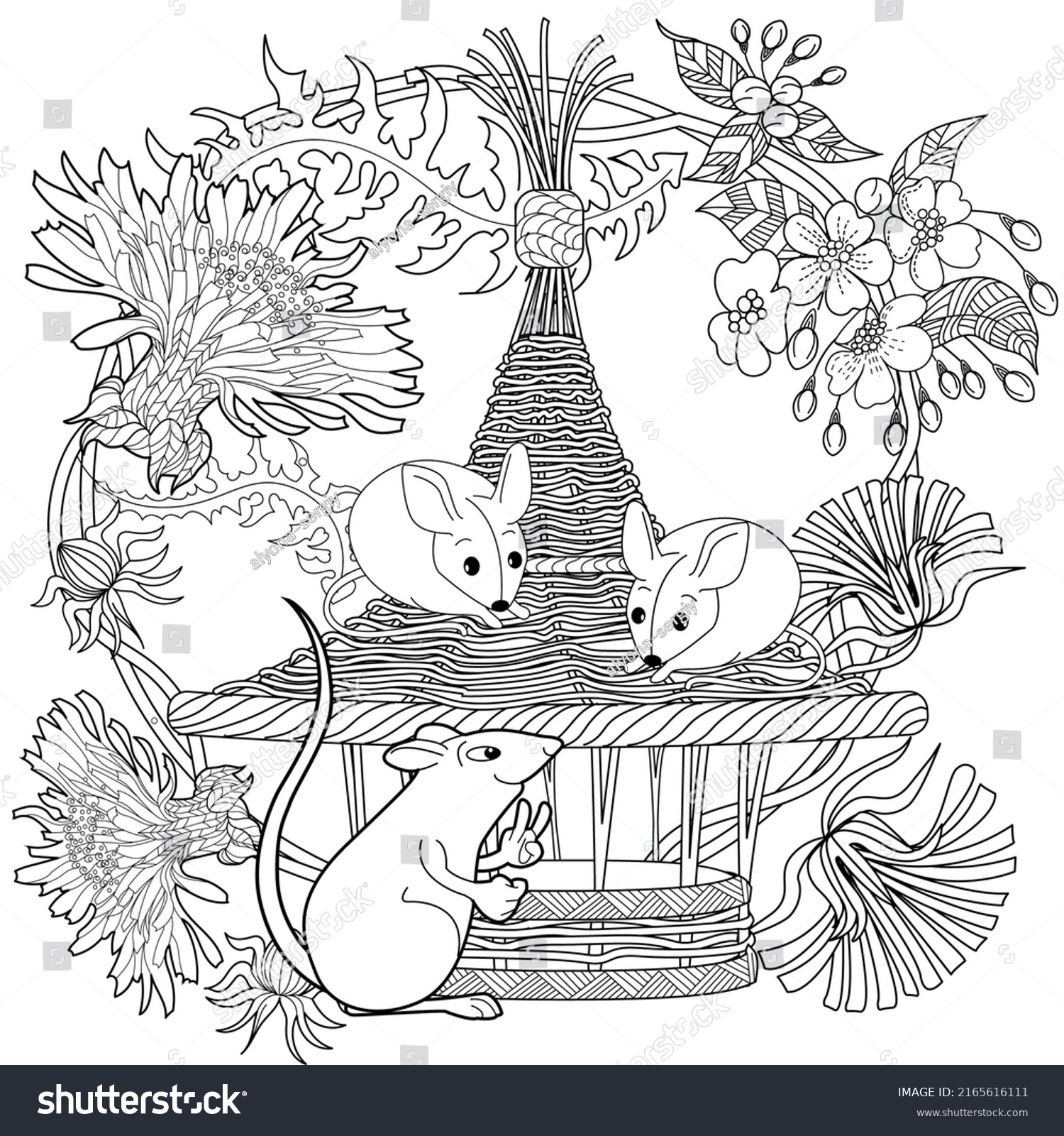 Mouse coloring page images stock photos d objects vectors