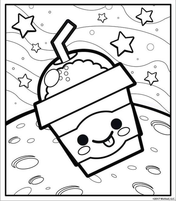 Get this kawaii coloring pages ice milkshake