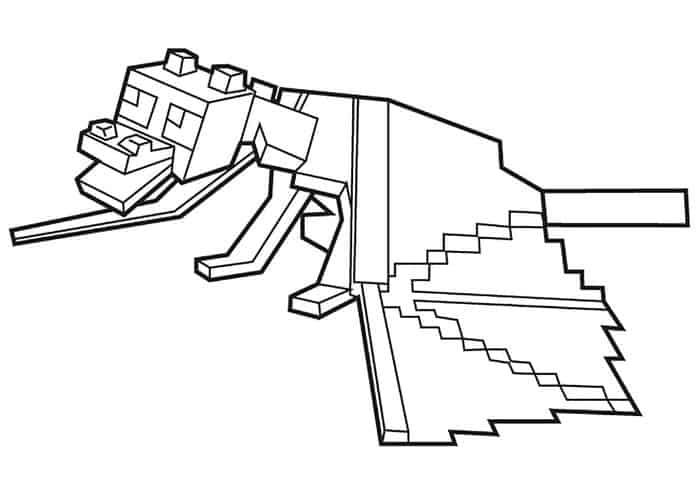 Explore the world of minecraft with these cute coloring pages