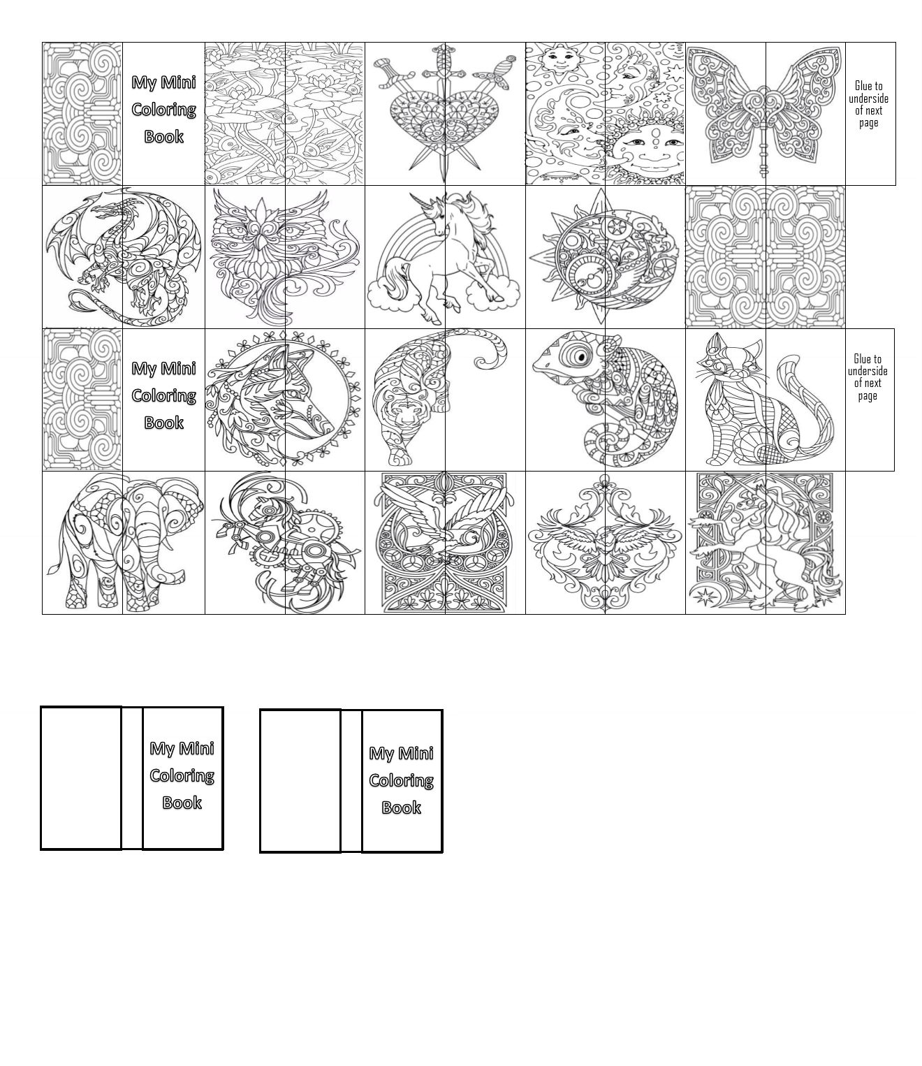 Diy mini coloring book outlet save